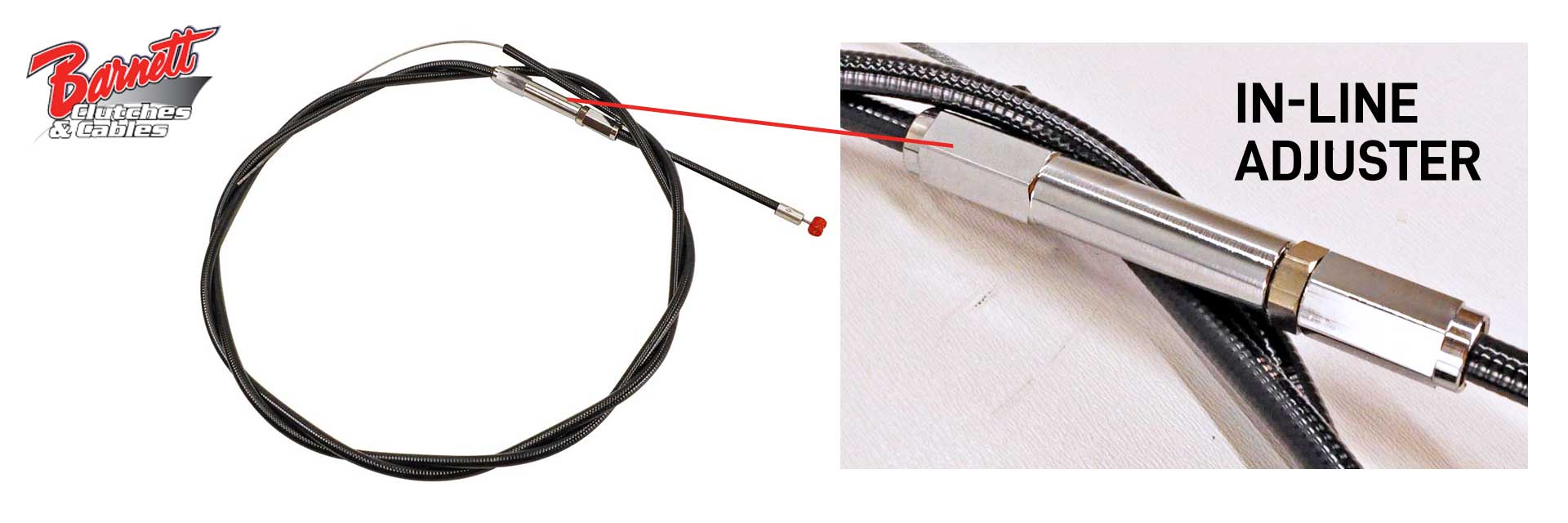 Barnett Clutch Cable and In-Line Adjuster