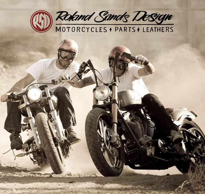 Roland Sands Design riders plow through a turn