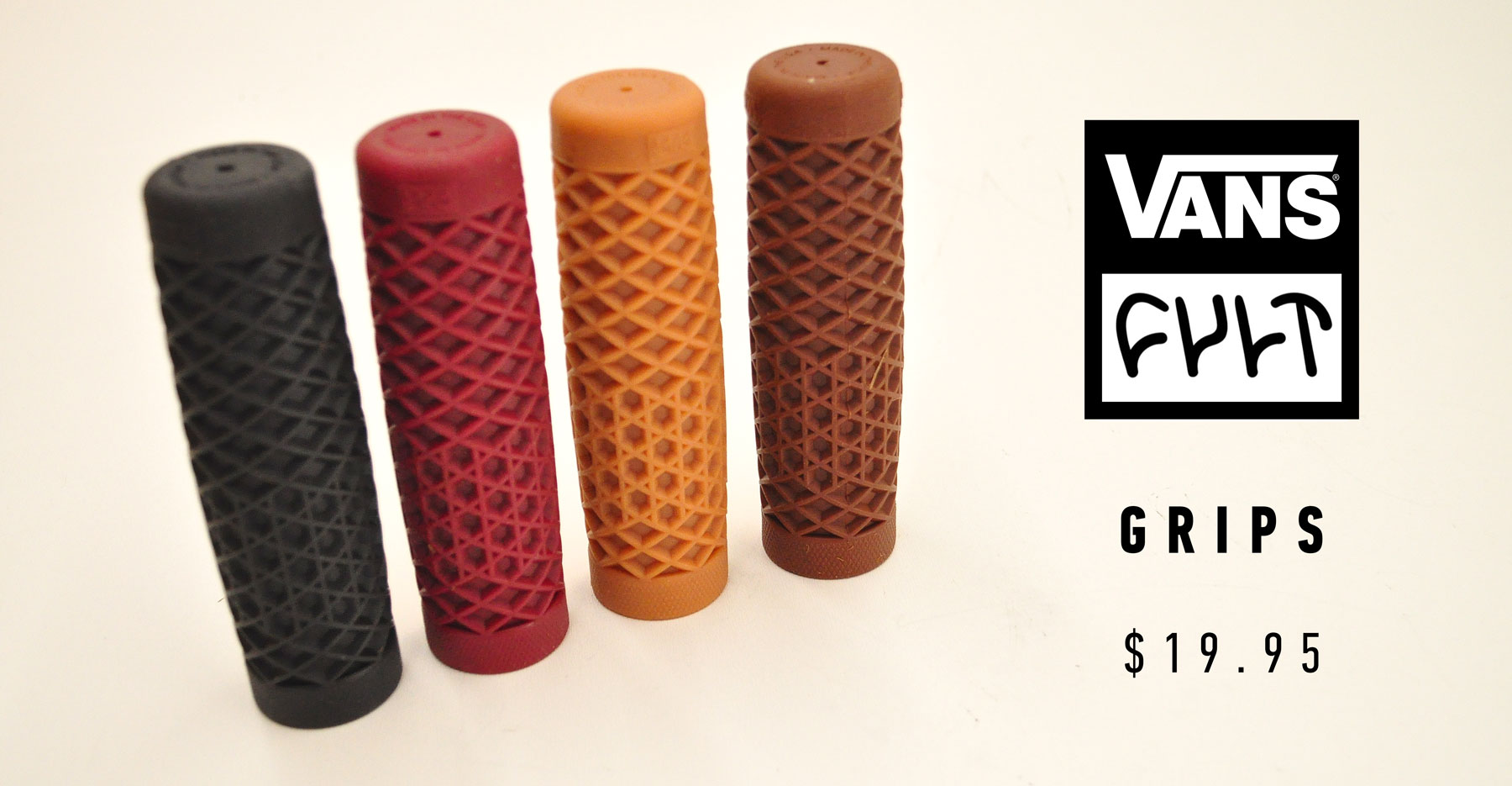 Order your Vans Rubber Motorcycle Grips today